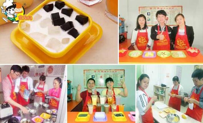 学员学做甜品