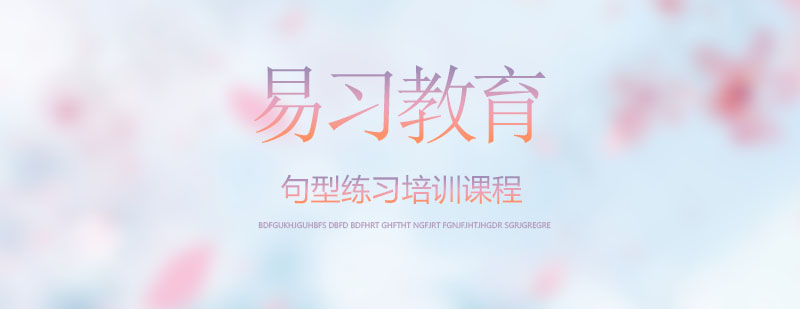 句型练习培训实景教学