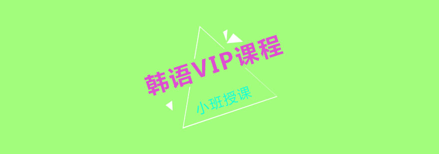 韩语VIP课程