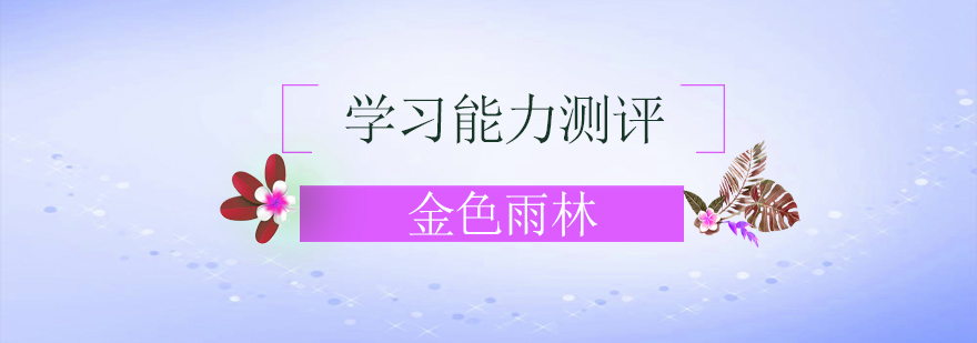学习能力测评示意图