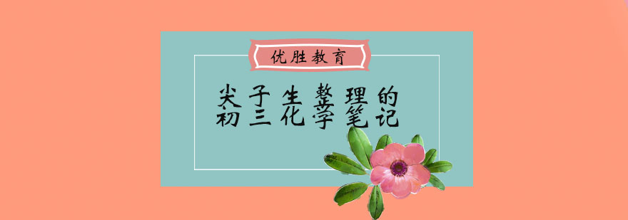 尖子生整理的初三化学笔记