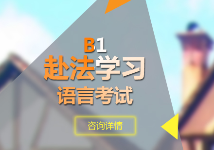 赴法學(xué)習(xí)法語0-B1考試課程