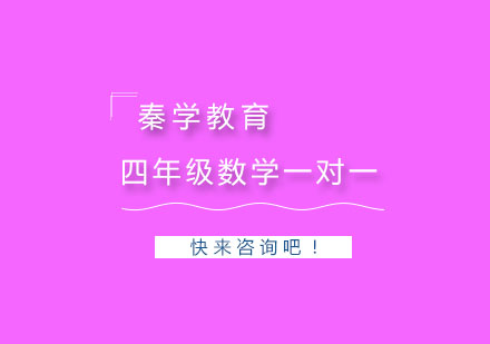 杭州四年级数学一对一精品辅导
