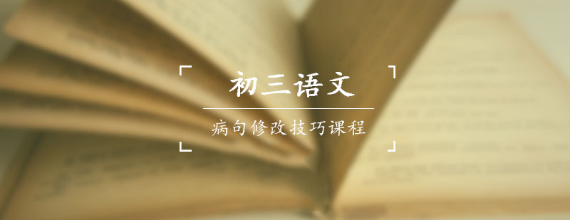 初三语文经典病句修改技巧课程