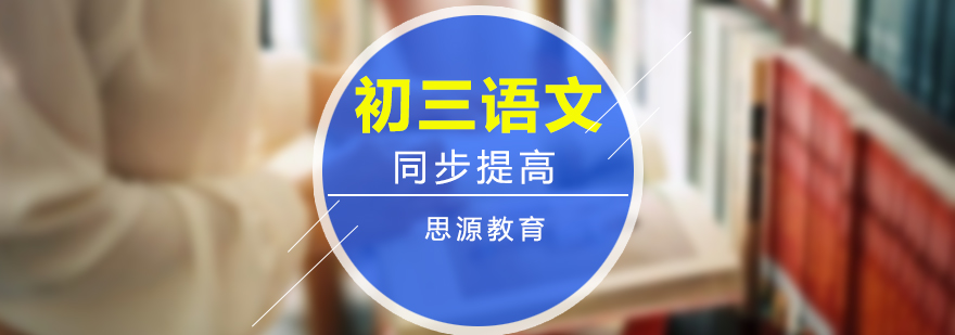 初三语文强化课程体系
