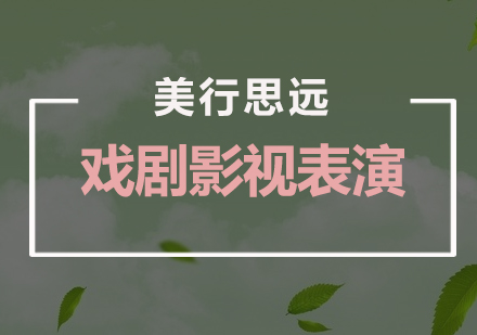 深圳戏剧影视表演作品集培训
