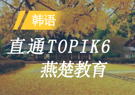 韩语直通TOPIK6