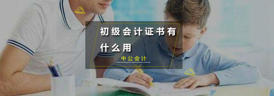 初级会计证书职业价值