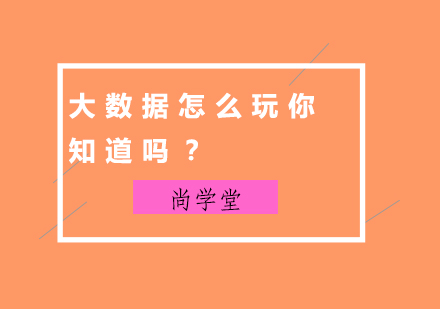 大数据怎么玩你知道吗？