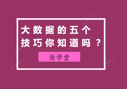 大数据的五个技巧你知道吗？