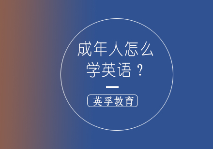 成年人怎么学英语？