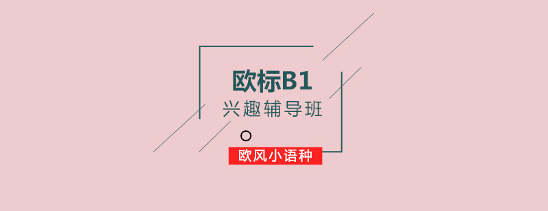 欧标B1兴趣辅导班