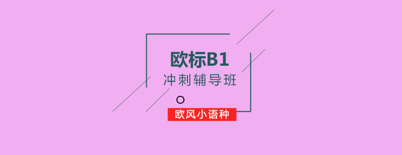 欧标B1冲刺辅导班