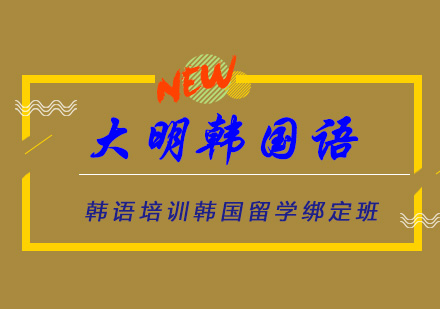 韩语培训韩国留学绑定班