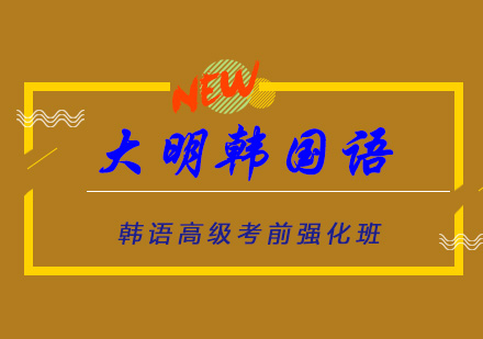韩语高级考前强化班