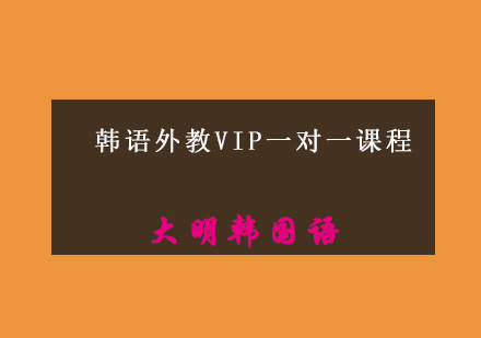 韩语外教VIP一对一课程