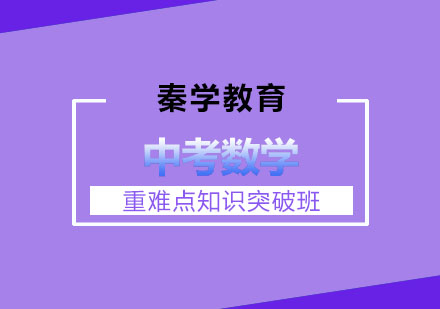 南京中考数学重难点知识突破班