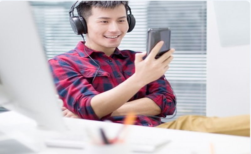 上海易習在線英語學員學習