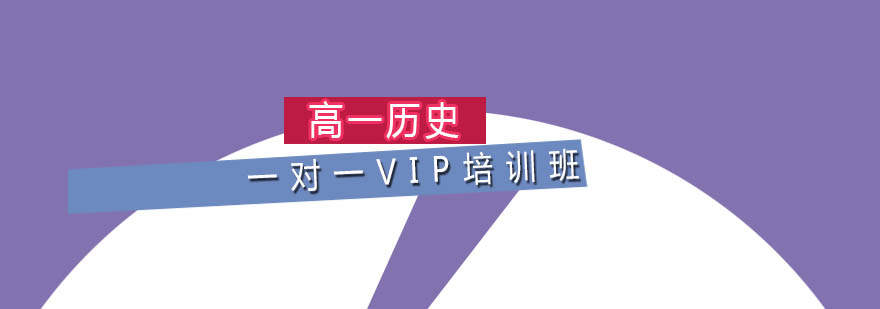 高一历史一对一VIP培训班