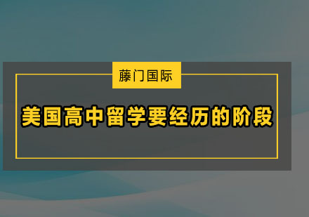 美国高中留学生必经的六大适应阶段解析