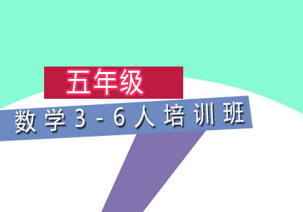 五年级数学3-6人培训班