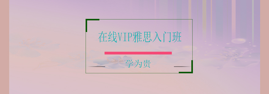 在线雅思学习界面