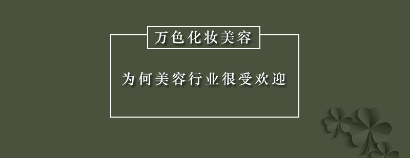 深圳美容培训行业受欢迎的主要原因是什么