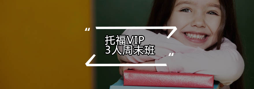 广州托福VIP3人周末班