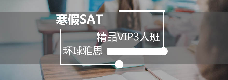 广州寒假SAT精品VIP3人班