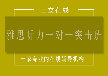 雅思听力一对一突击班