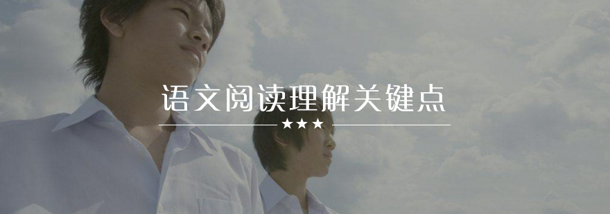 语文阅读理解需要抓住哪些关键点