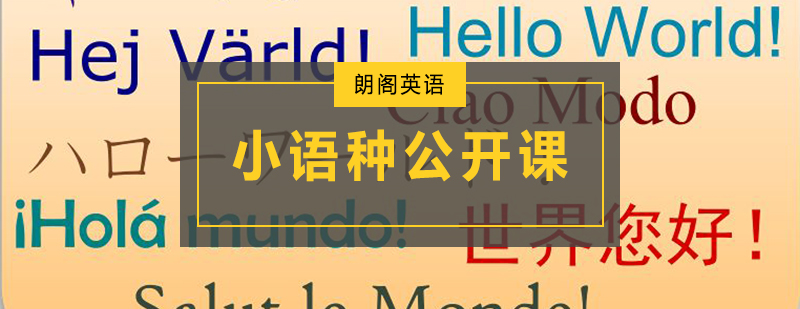 多语种教学场景
