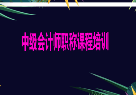 中级会计职称精讲班