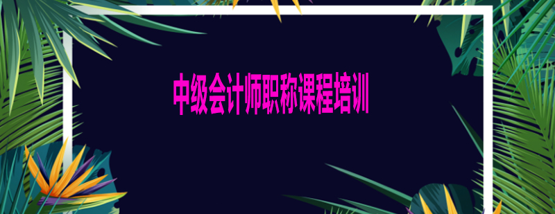 会计职称课程体系