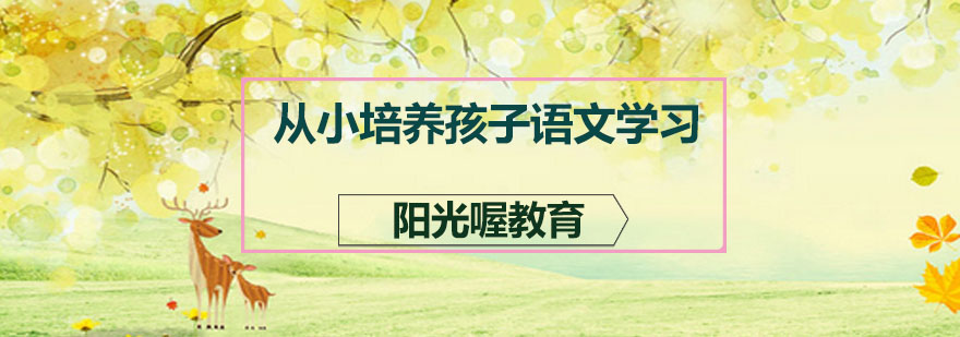 从小培养孩子语文学习