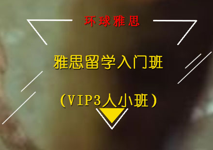 雅思留学入门班（VIP3人小班）