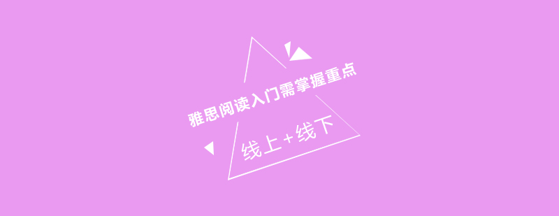 雅思阅读培训场景