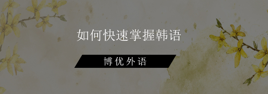 韩语学习效果对比