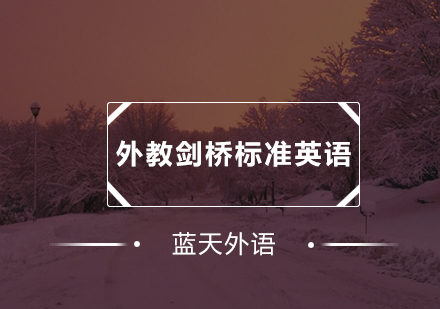 广州外教剑桥标准英语培训