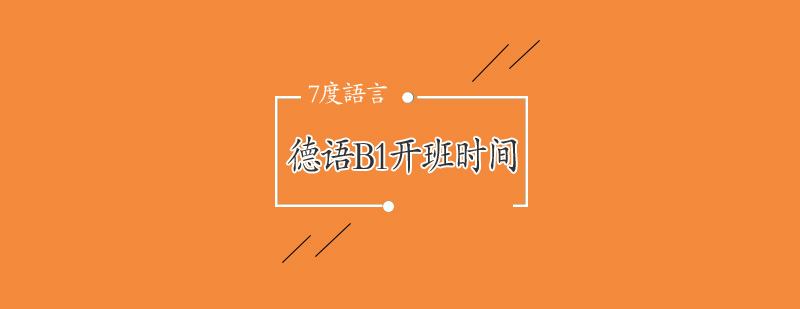 德语B1课程教学现场