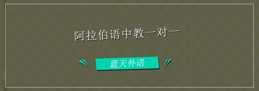 广州阿拉伯语中教一对一培训