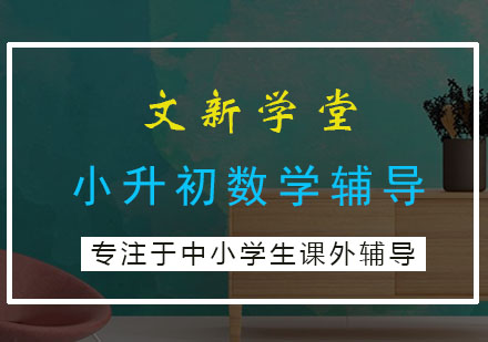 小升初数学辅导