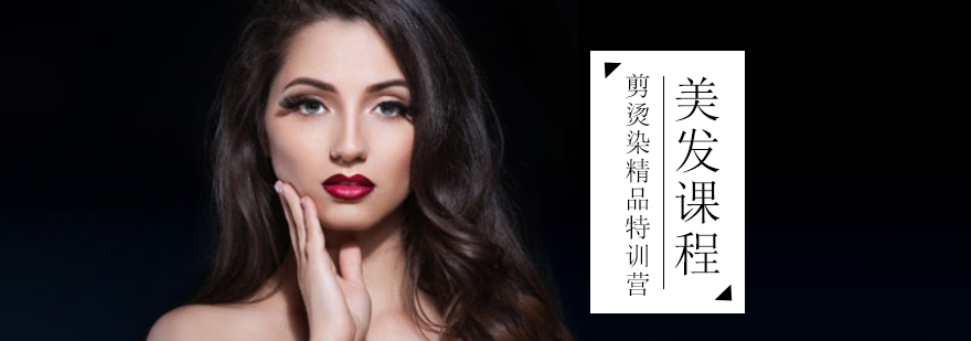 剪烫染教学