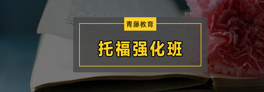 托福强化课程体系