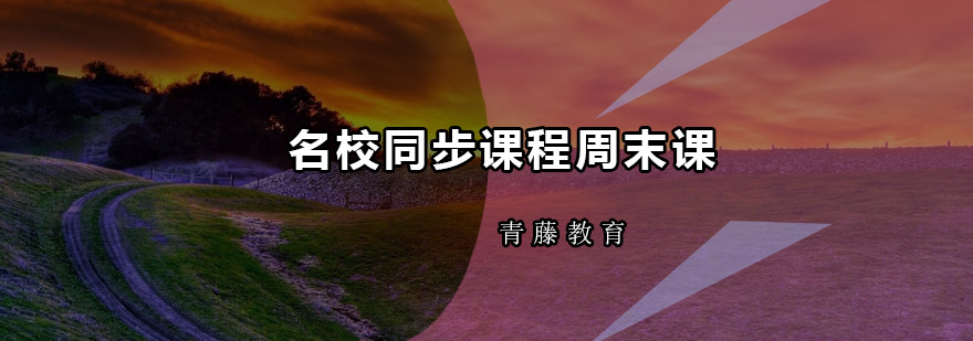 周末同步课程教学场景