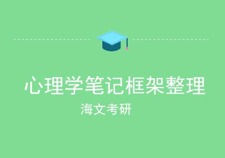 心理学考研核心笔记框架全解析