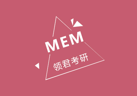 为什么选择去读MEM？