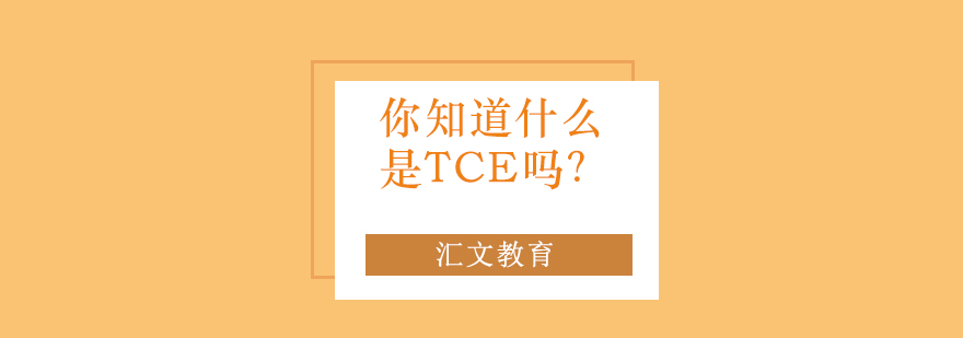 你知道什么是TCE吗