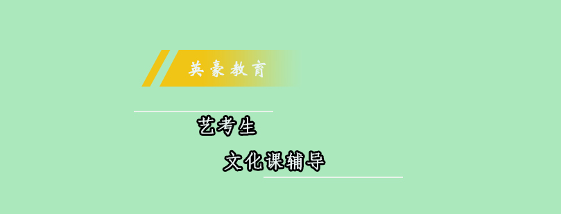 艺考文化课专项辅导