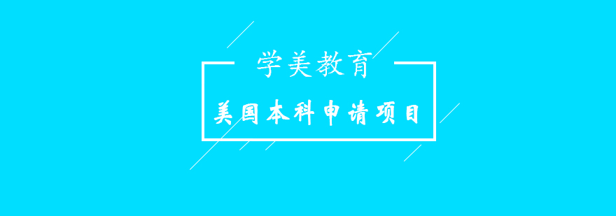 美国本科申请项目